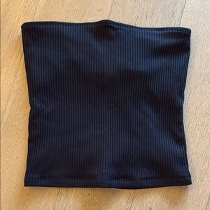 Old Navy Black Ribbed Pencil Skirt